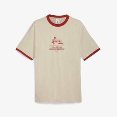  Puma Puma X Ptc Ringer Erkek Bej T-Shirt