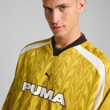 Puma Football Jersey Erkek Sarı T-Shirt