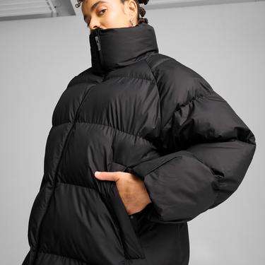  Puma Oversized Puffer Kadın Siyah Mont