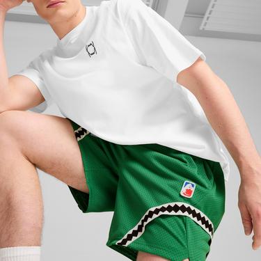  Puma Crowd Craze Mesh Erkek Yeşil Şort