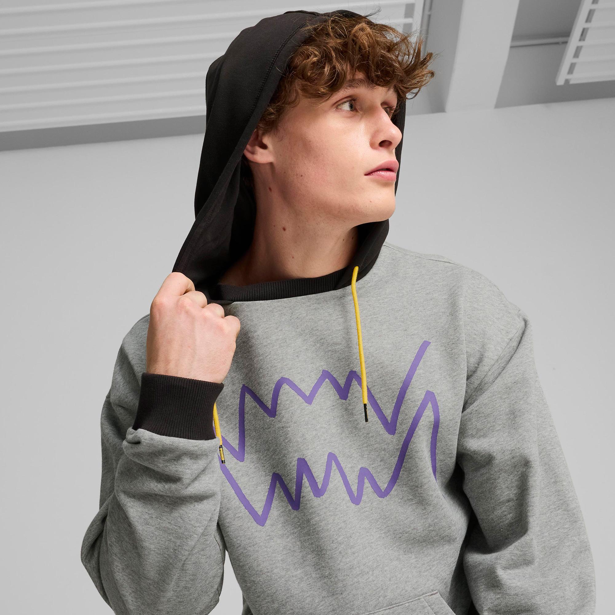Puma Jaws Core2.0 Erkek Gri Sweatshirt