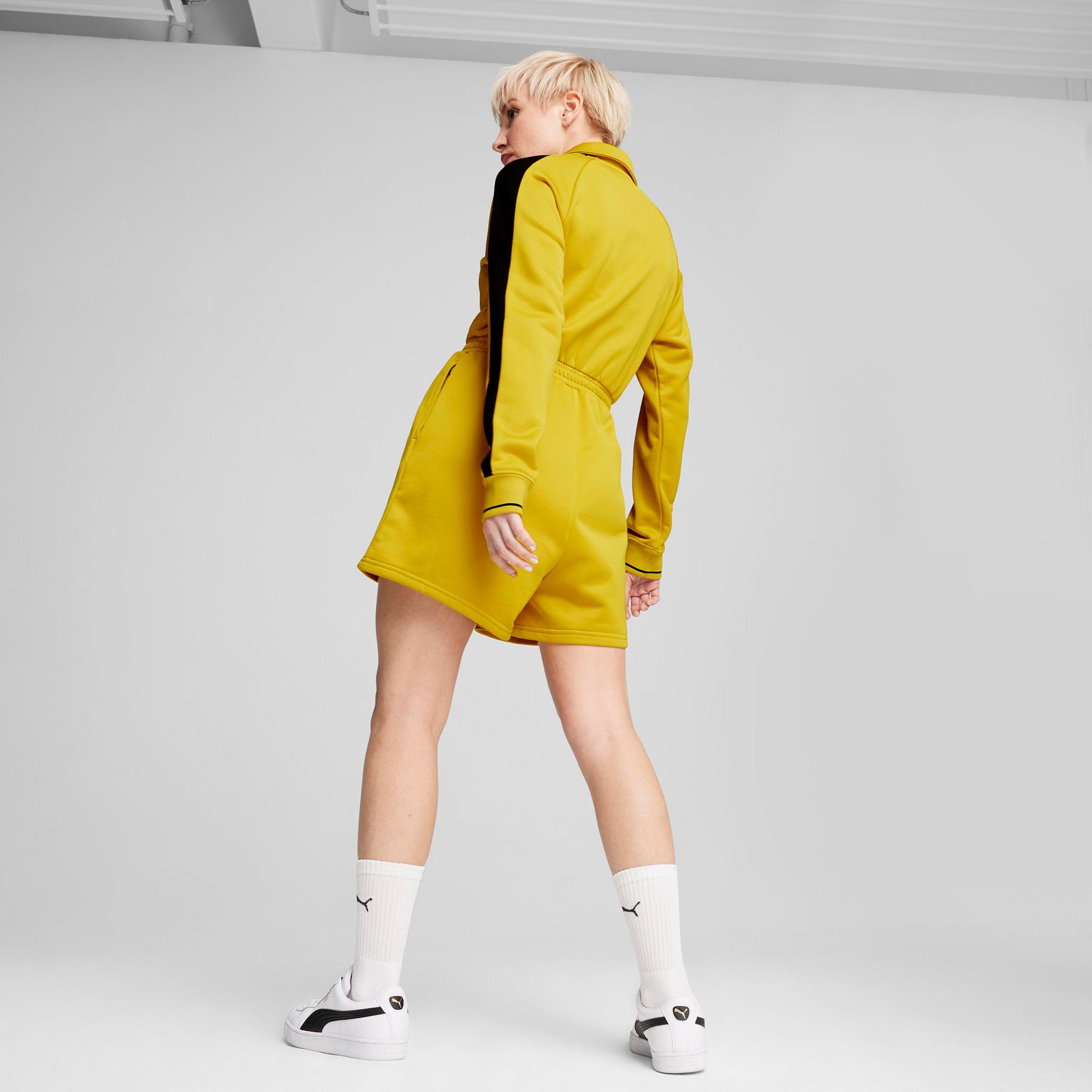 Puma T7 Romper Kadın Sarı Tulum