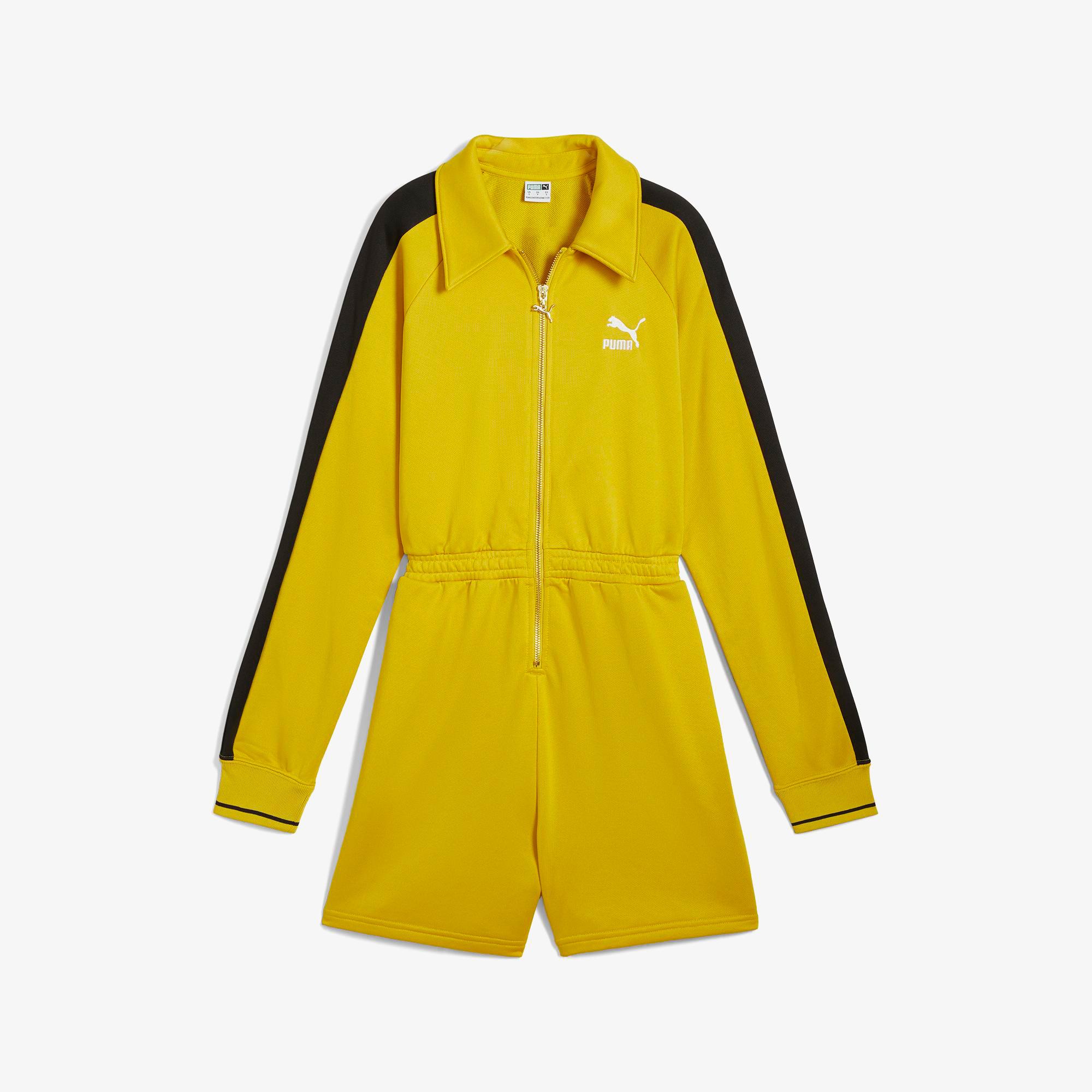 Puma T7 Romper Kadın Sarı Tulum