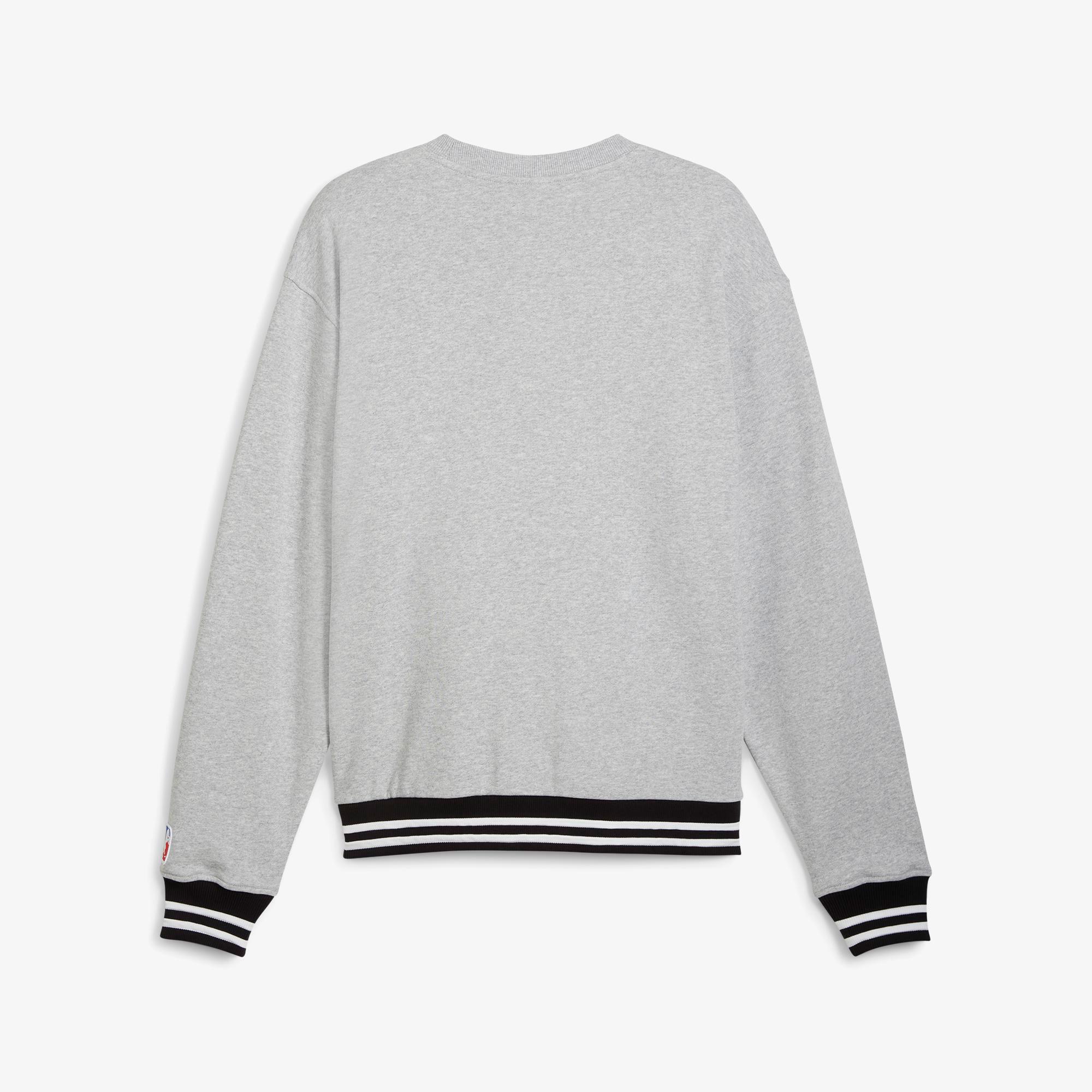 Puma Champs Crew Erkek Gri Sweatshirt