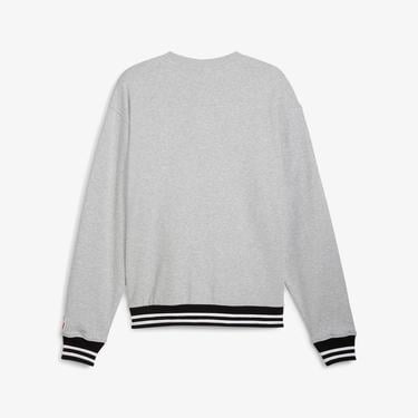  Puma Champs Crew Erkek Gri Sweatshirt