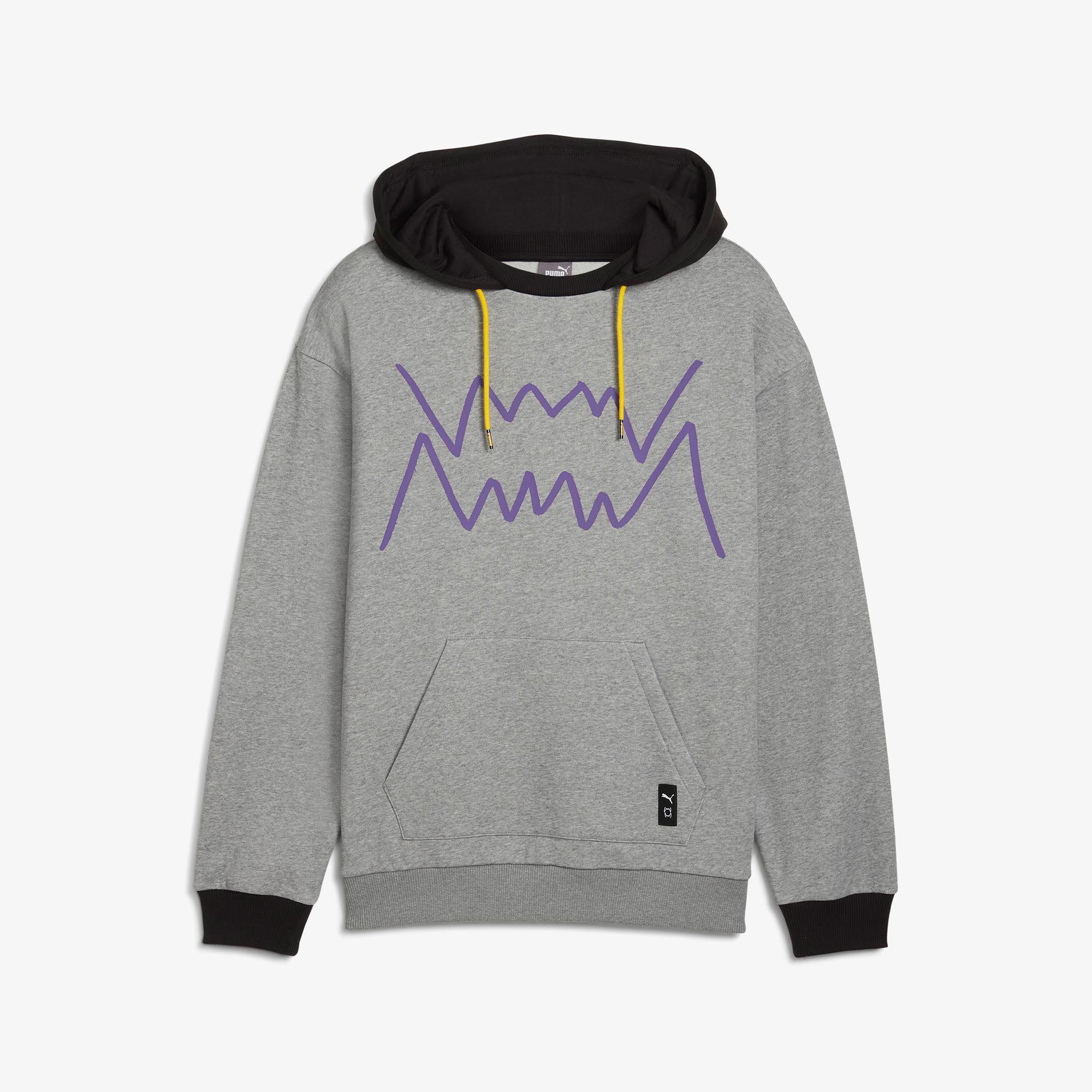 Puma Jaws Core2.0 Erkek Gri Sweatshirt