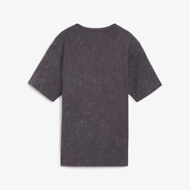  Puma Dare To Relaxed Washed Kadın Gri T-Shirt