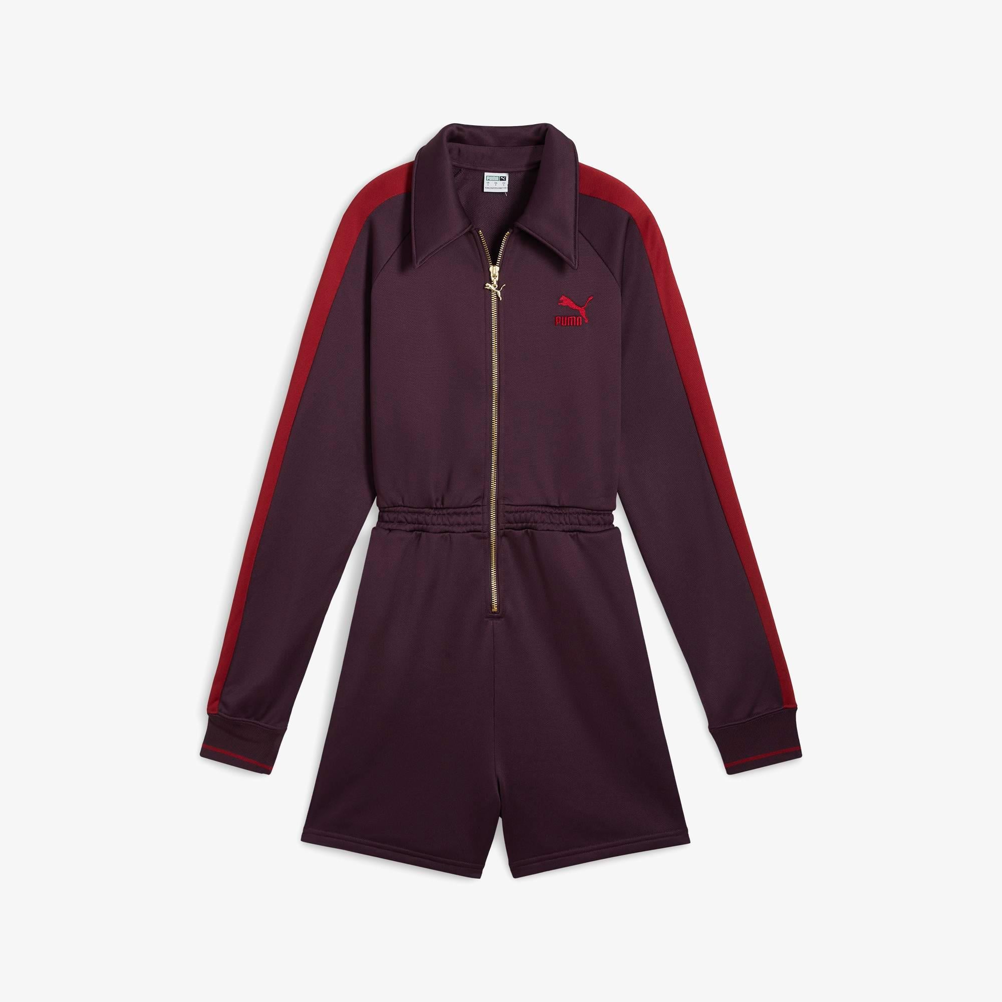 Puma T7 Romper Kadın Mor Tulum