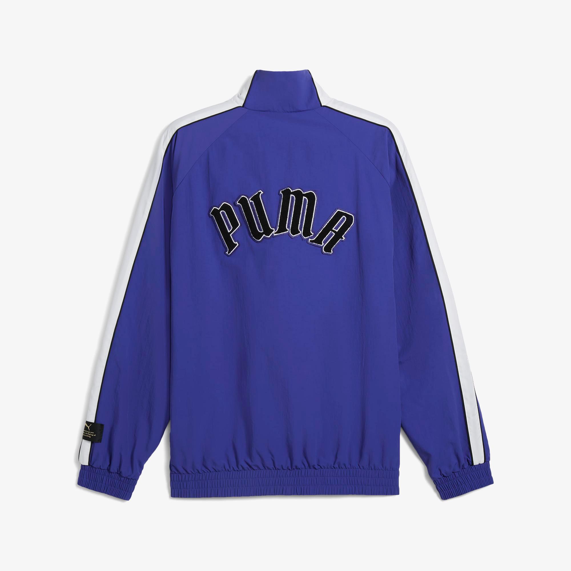 Puma T7 Play.Paris. Track Jack Unisex Mavi Eşofman Üstü