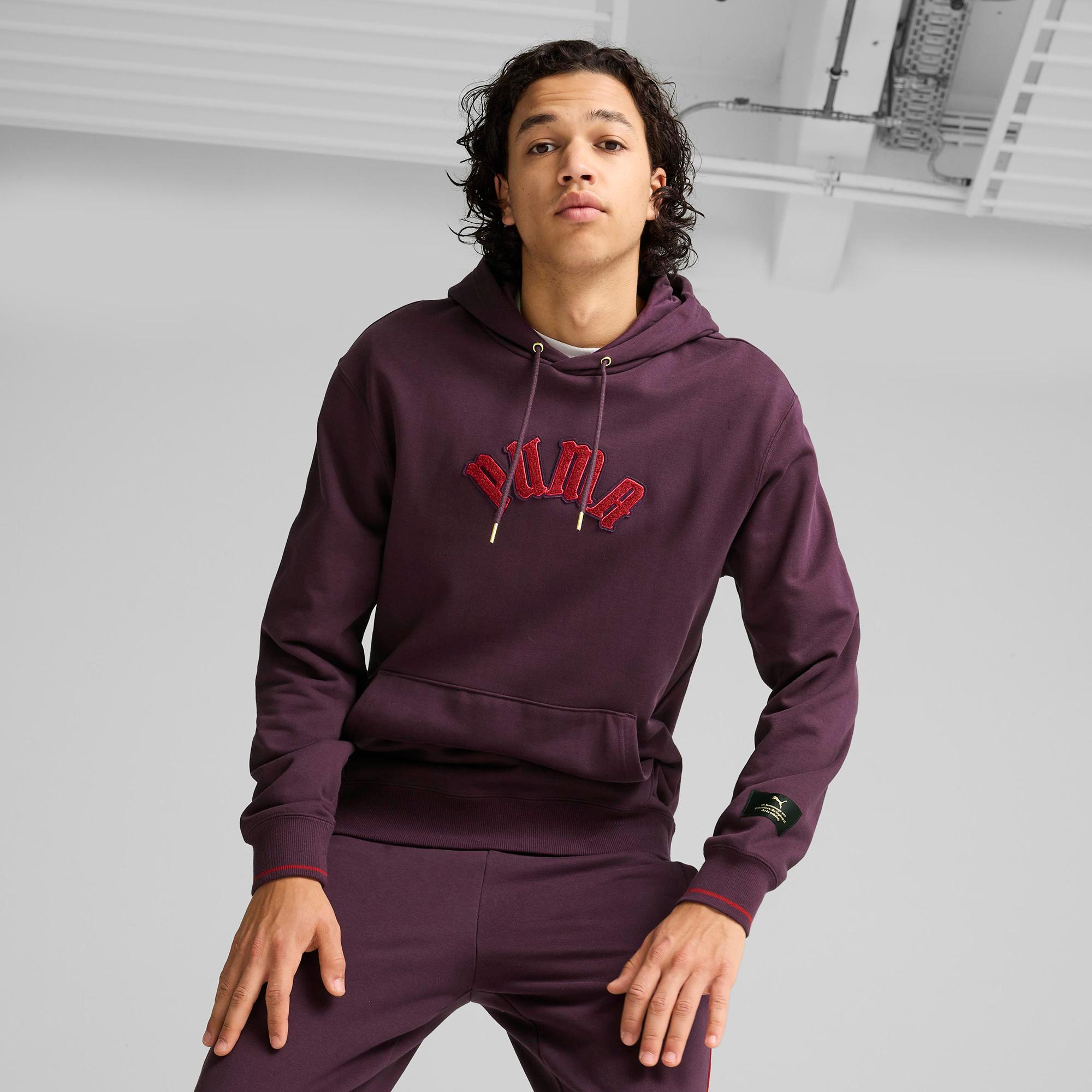 Puma Classics Play.Paris. Erkek Mor Sweatshirt