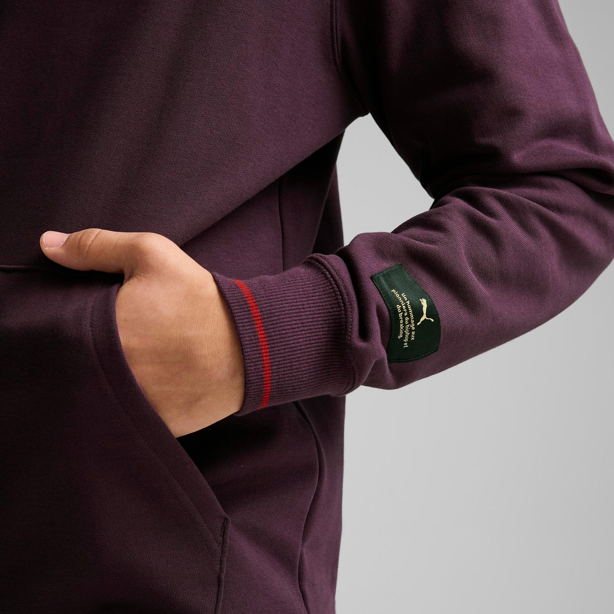 Puma Classics Play.Paris. Erkek Mor Sweatshirt