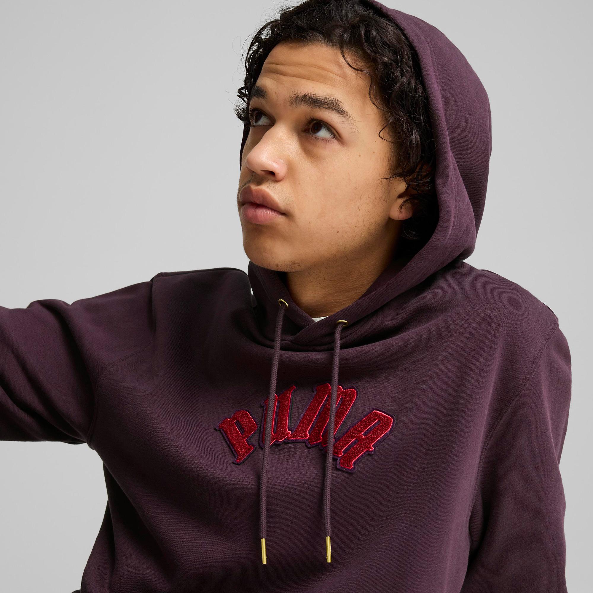 Puma Classics Play.Paris. Erkek Mor Sweatshirt