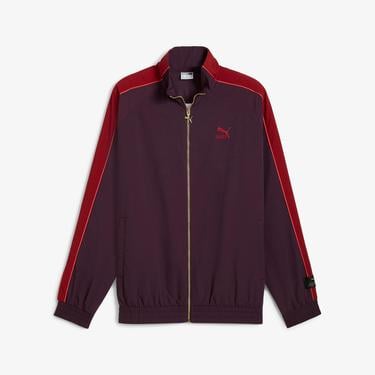  Puma T7 Play Paris Track Unisex Bordo Eşofman Üstü