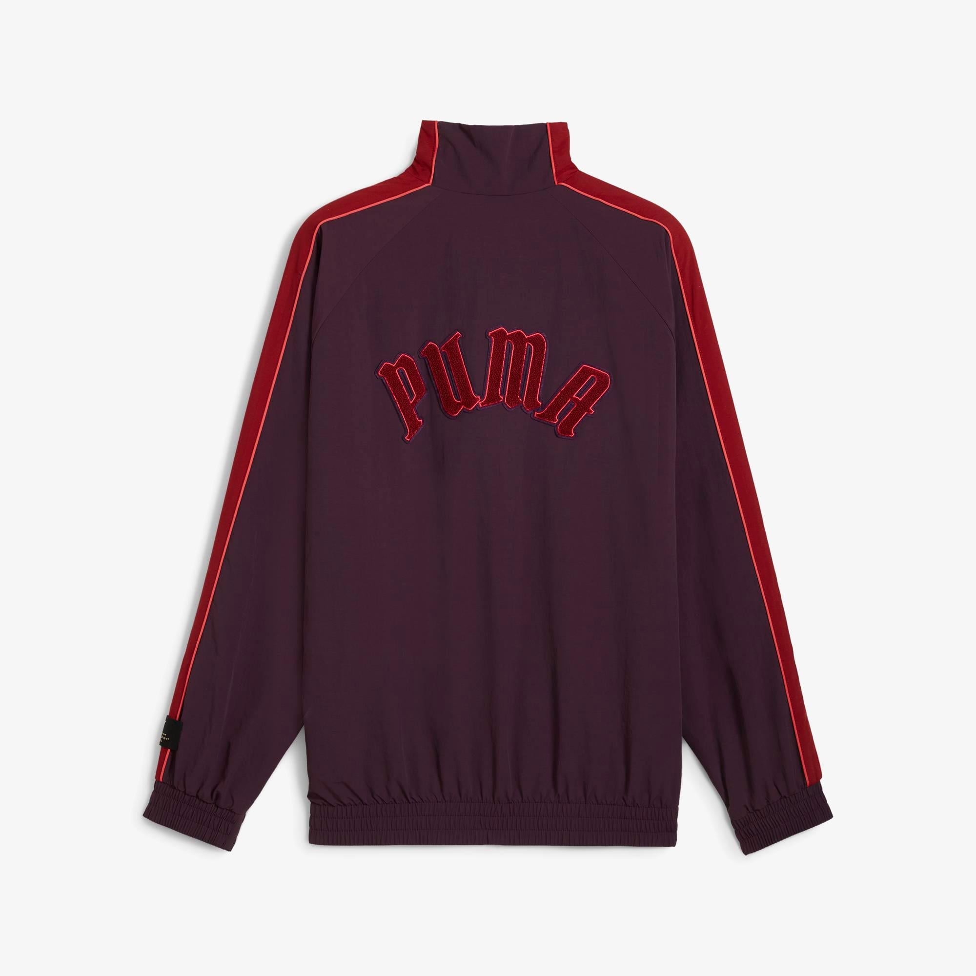 Puma T7 Play Paris Track Unisex Bordo Eşofman Üstü