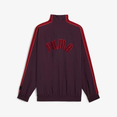  Puma T7 Play Paris Track Unisex Bordo Eşofman Üstü