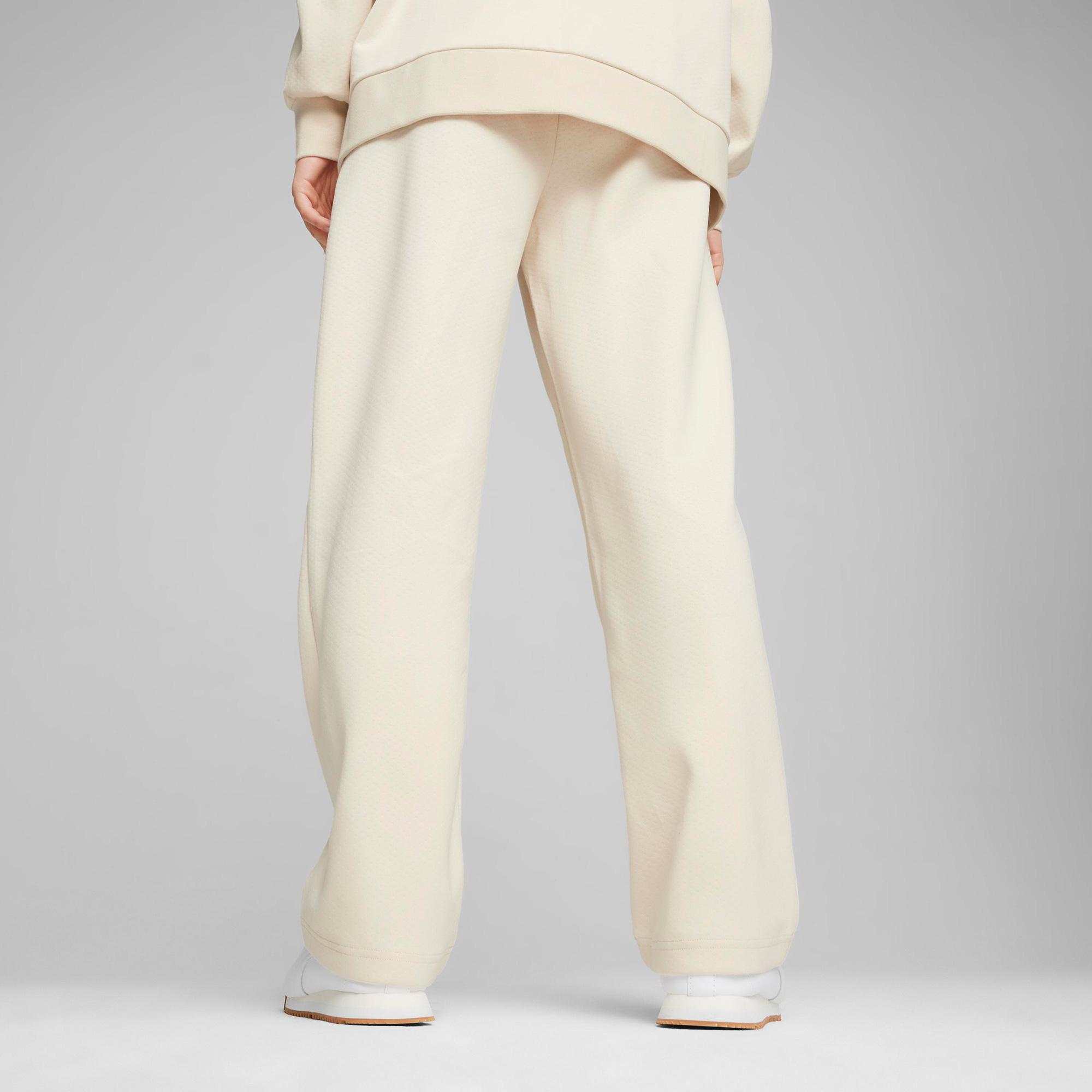 Puma Classics Pintuck Kadın Beyaz Eşofman Altı