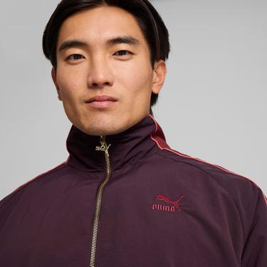  Puma T7 Play Paris Track Unisex Bordo Eşofman Üstü