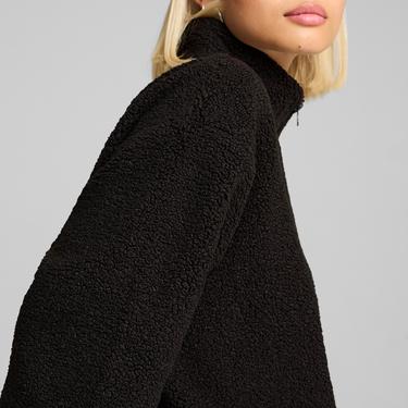  Puma Classics Winterized Half-Zip Kadın Siyah Sweatshirt