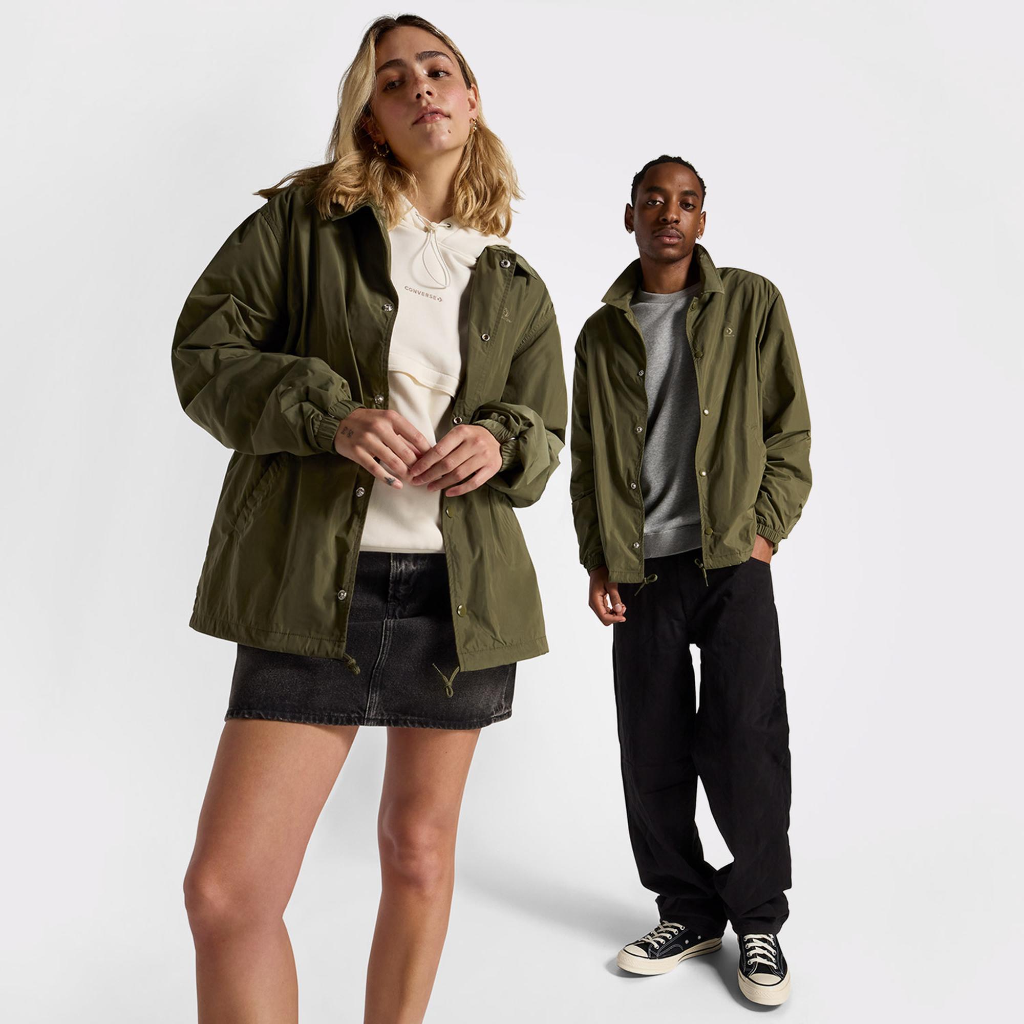 Converse Go-To Unisex Haki Yağmurluk