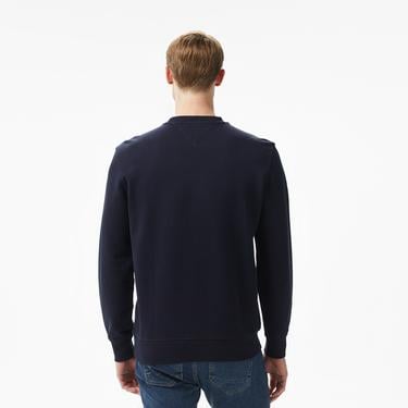  Tommy Hilfiger Essential Terry Crewneck Erkek Mavi Sweatshirt