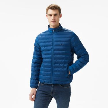  Tommy Hilfiger Core Packable Recycled Erkek Mavi Ceket