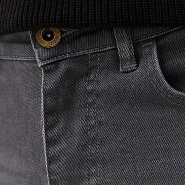  Ucla Fausto Nakışlı Erkek Gri Denim Pantolon