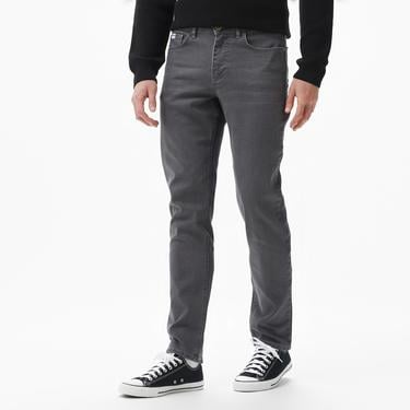  Ucla Fausto Nakışlı Erkek Gri Denim Pantolon