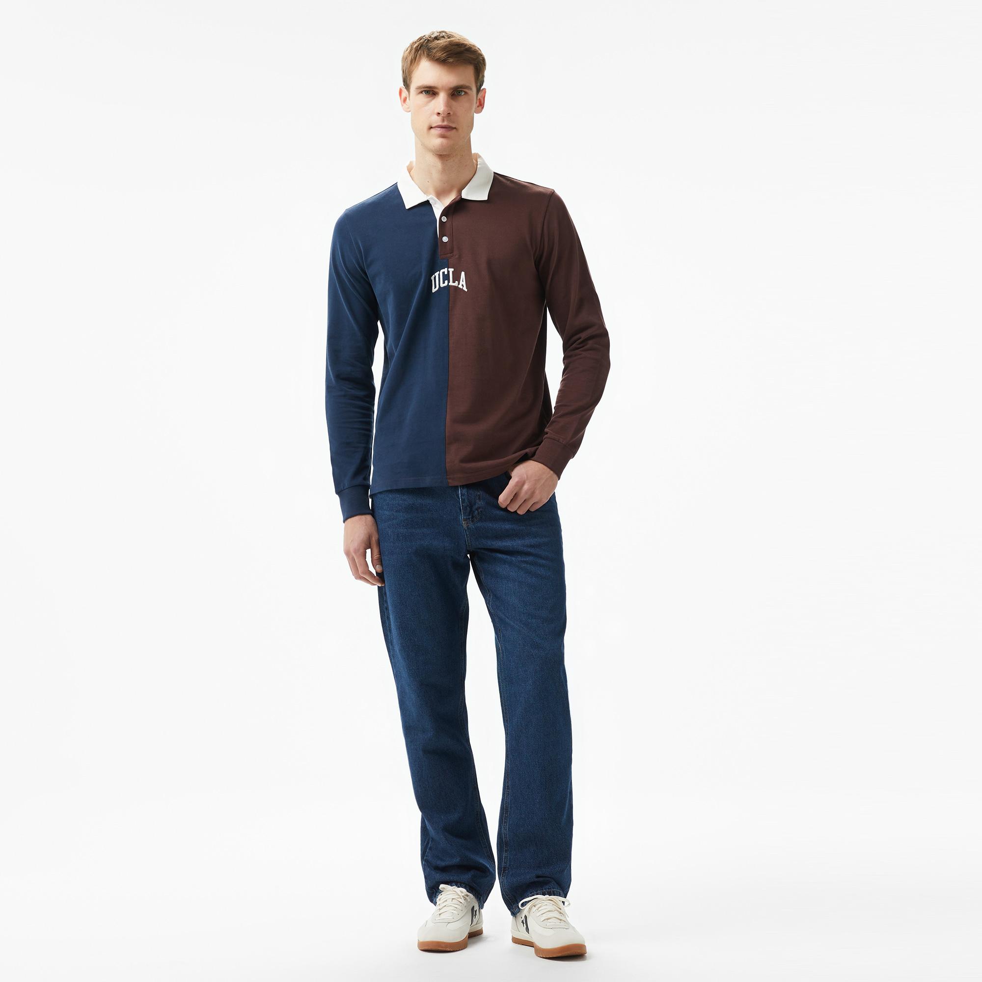 Ucla Benito Nakışlı Erkek Lacivert Denim Pantolon