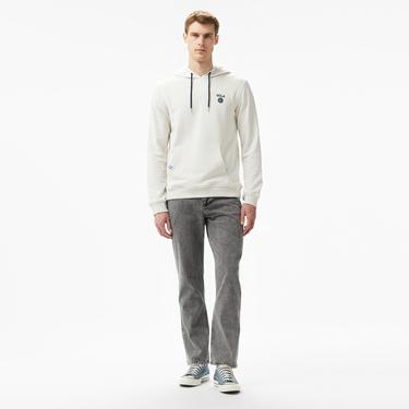  Ucla Benito Nakışlı Erkek Gri Denim Pantolon