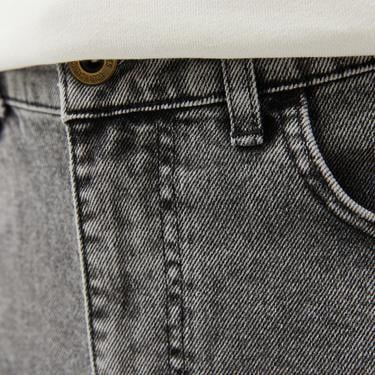  Ucla Benito Nakışlı Erkek Gri Denim Pantolon
