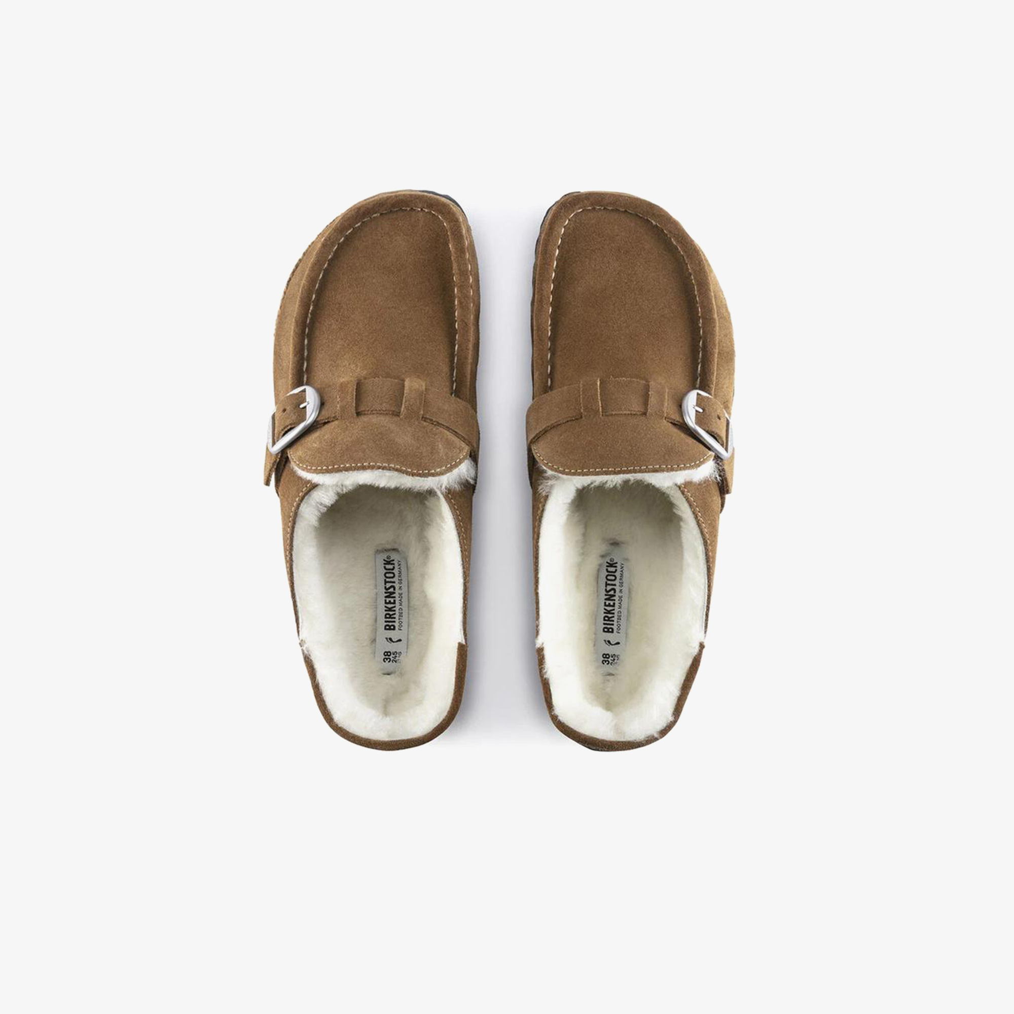 Birkenstock Birkenstock Buckley Vl Shearling Kadın Kahverengi Terlik Sandalet & Terlik | FashFed Kahverengi - 3. görsel