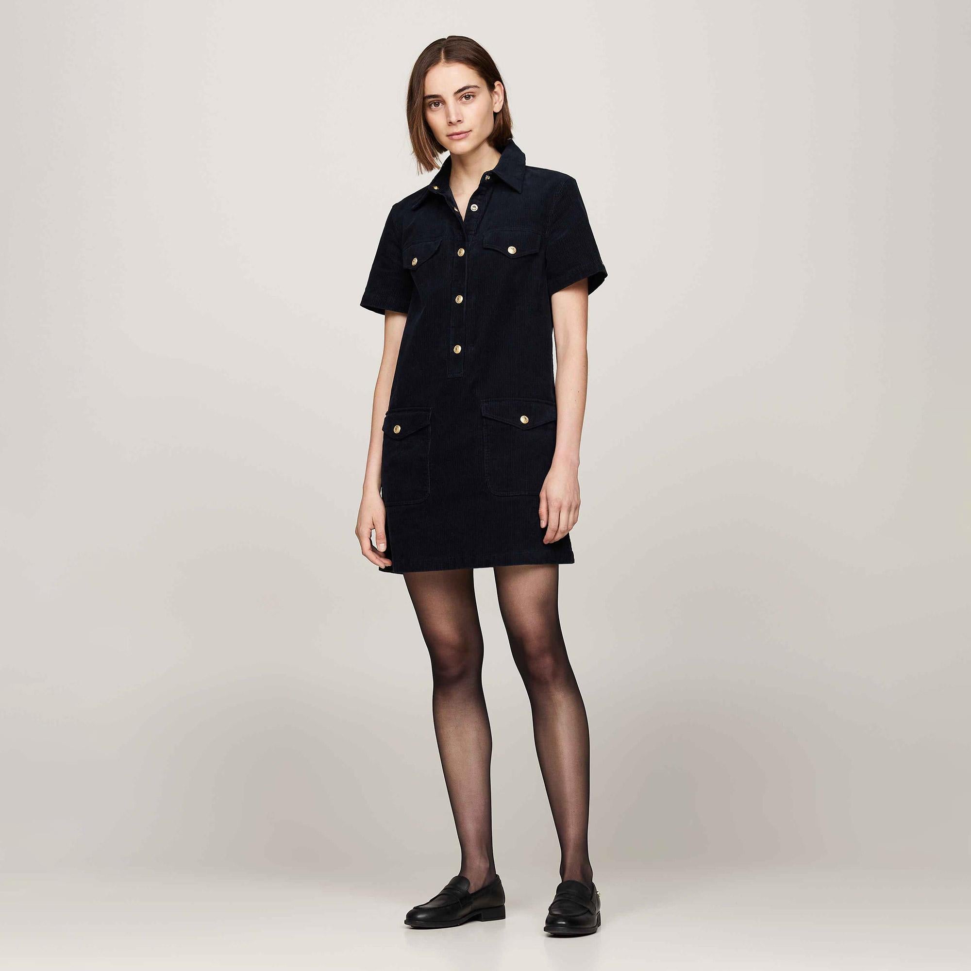 Tommy Hilfiger Kadın Mavi Elbise