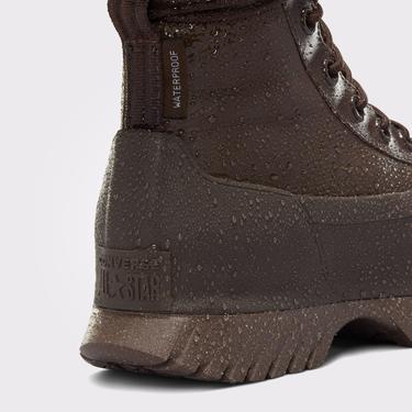  Converse Chuck Taylor All Star Lugged 2.0 CC Unisex Kahverengi Deri Platform Bot