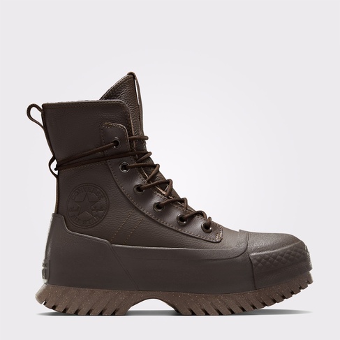  Converse Chuck Taylor All Star Lugged 2.0 CC Unisex Kahverengi Deri Platform Bot