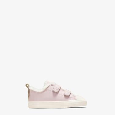  Converse Chuck Taylor All Star 2V Çocuk Pembe Deri Sneaker