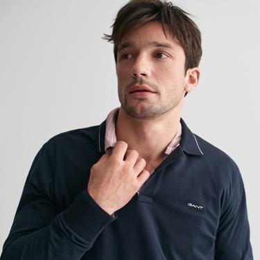  GANT Erkek Lacivert Regular Fit Logolu Polo