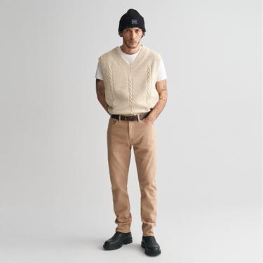  GANT Erkek Kahverengi Regular Fit Pantolon