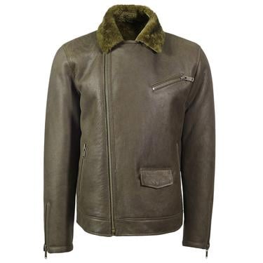  Yeşil Dante Erkek Kürk Mont