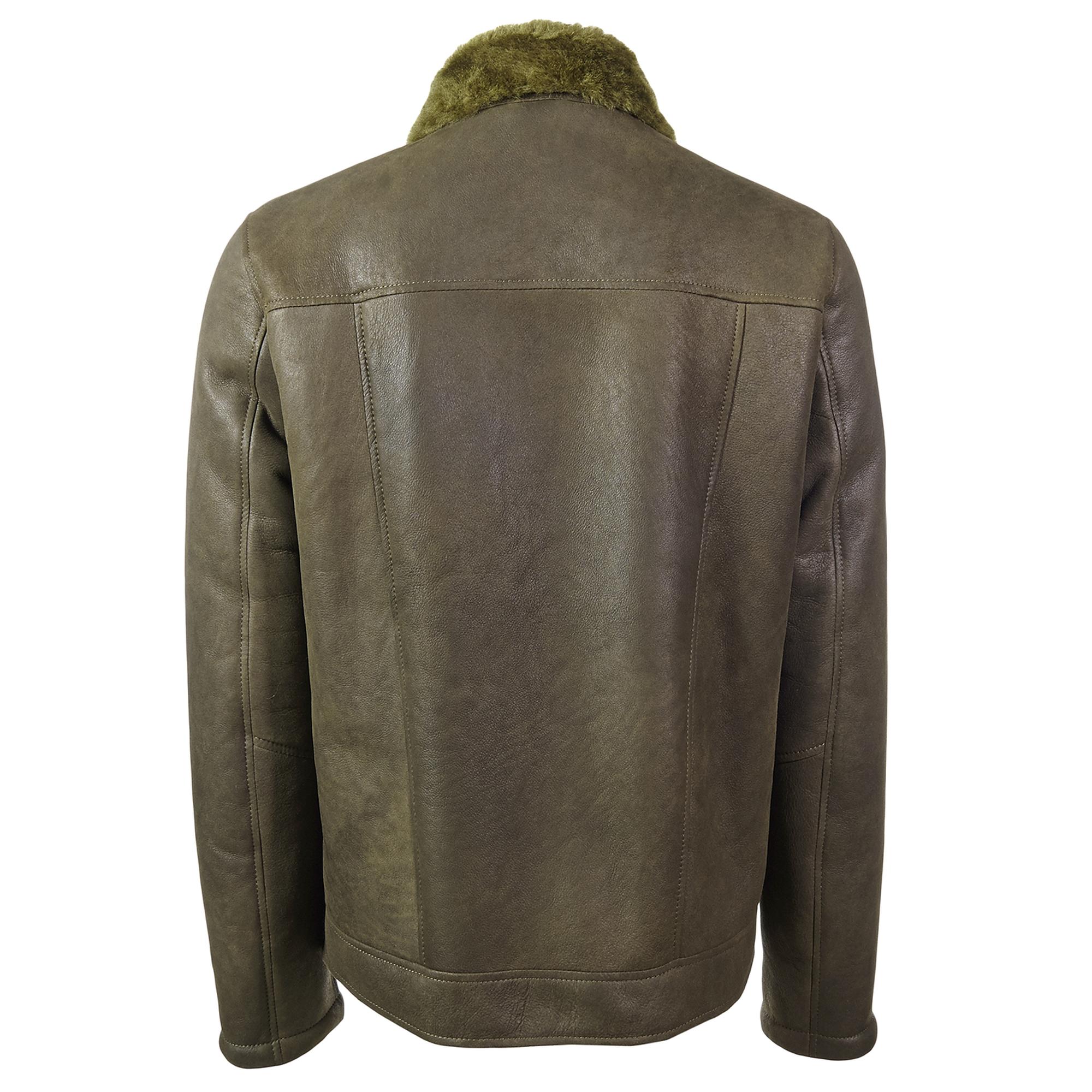 Yeşil Dante Erkek Kürk Mont