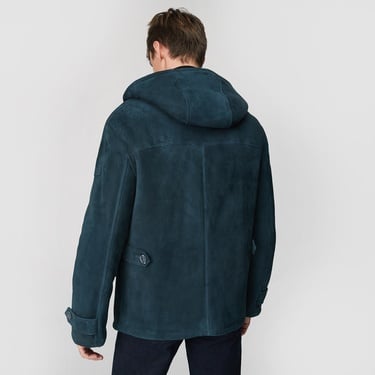  Lacivert Dione Erkek Kürk Kaban