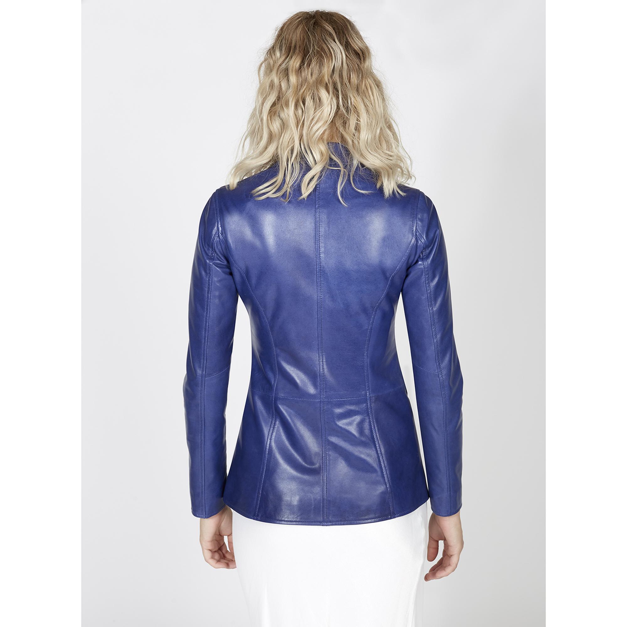 Elenore Kadın Deri Blazer Spor Ceket