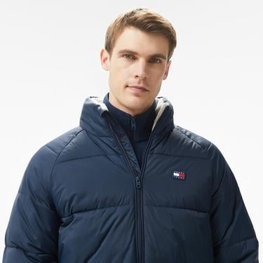  Tommy Hilfiger Jeans Vail Puffer Erkek Lacivert Ceket