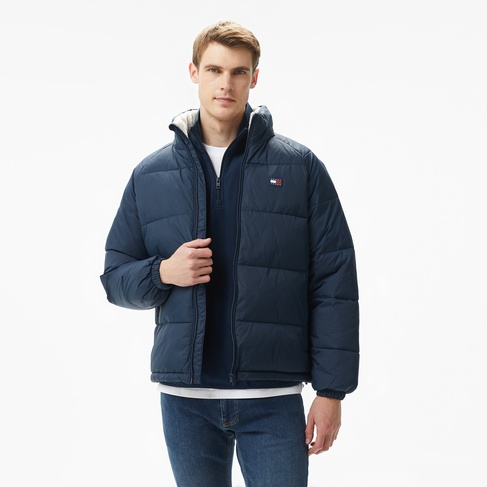  Tommy Hilfiger Jeans Vail Puffer Erkek Lacivert Ceket