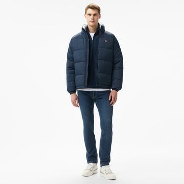  Tommy Hilfiger Jeans Vail Puffer Erkek Lacivert Ceket