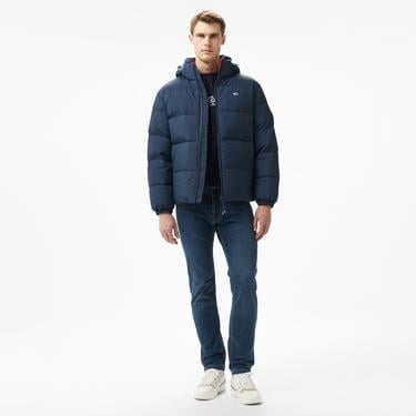  Tommy Hilfiger Essential Down Erkek Lacivert Puffer Mont
