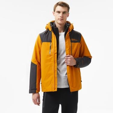  Jack Wolfskin Jasper 3In1 Erkek Sarı Outdoor Ceketi