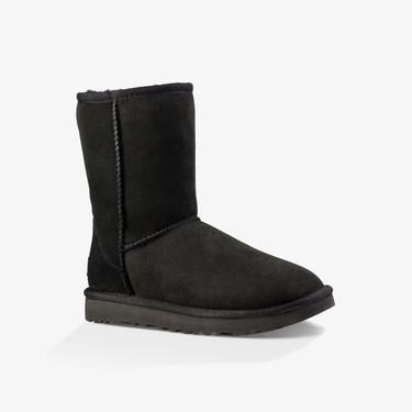  UGG Classic Short II Kadın Siyah Bot