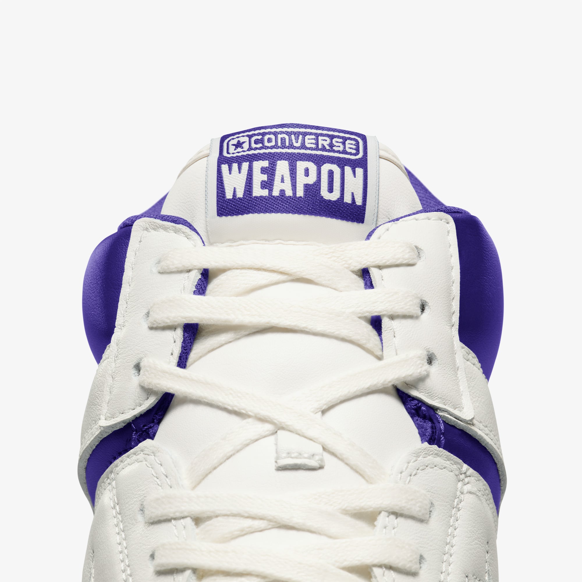 Converse Converse Mor Weapon Unisex Krem Deri Sneaker | FashFed Mor - 9. görsel