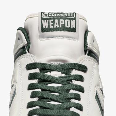  Converse Weapon Unisex Yeşil Deri Sneaker