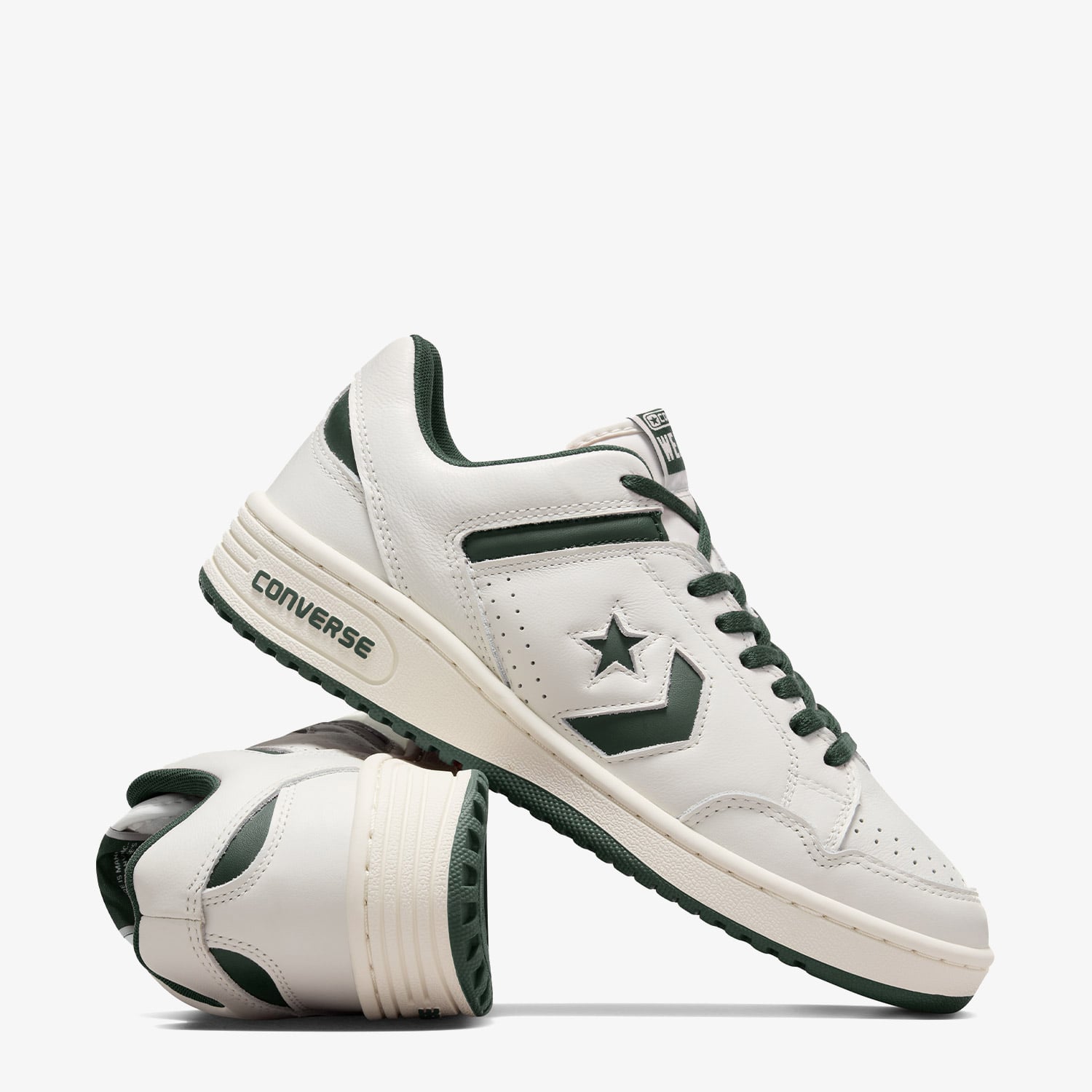 Converse Weapon Unisex Yeşil Deri Sneaker - Görsel 5